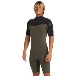 Quiksilver Everyday Session Frontzip Shorty 2/2mm Thyme