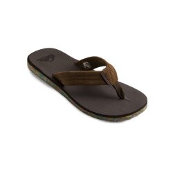 Quiksilver Carver Suede Recycled Zehentrenner Brown