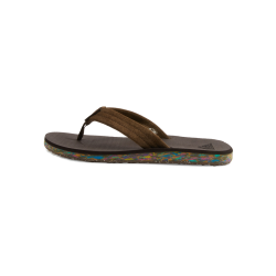Quiksilver Carver Suede Recycled Zehentrenner Brown