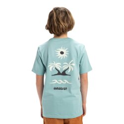 Quiksilver Evo Roads End SS Youth Aquifer