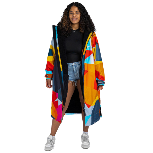 Dryrobe Advance Longsleeve Storm Robe Abstract