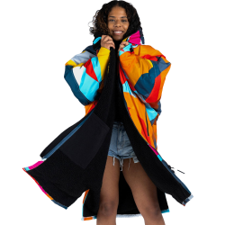 Dryrobe Advance Longsleeve Storm Robe Abstract