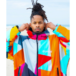 Dryrobe Advance Longsleeve Storm Robe Abstract