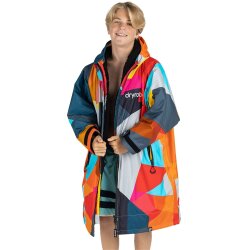 Dryrobe Kids Advance Longsleeve Storm Robe Abstract