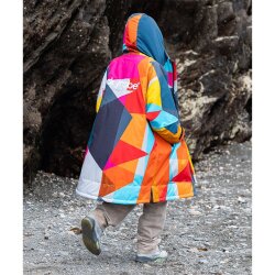 Dryrobe Kids Advance Longsleeve Storm Robe Abstract