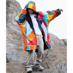 Dryrobe Kids Advance Longsleeve Storm Robe Abstract