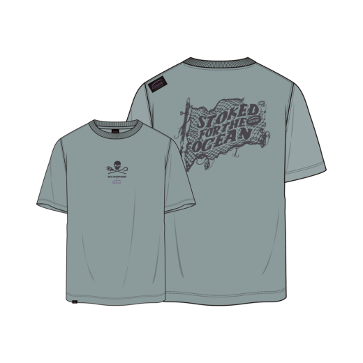 Oxbow x Sea Shepherd Stoked For The Ocean Shirt Eucalyptus