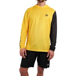 Soöruz M Sun Protect Tee LS Hood Mantas Yellow