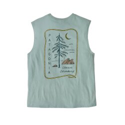 Patagonia Ws  Clean Climb Roots Boxy Organic Top Thermal Blue