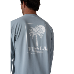 Vissla Pro Comp LS Lycra Stone Blue