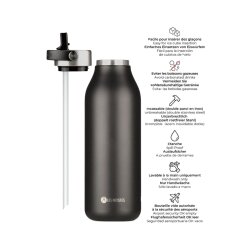 Les Artistes Paris Isothermische Flasche 2.0 1,5L BlackPearl