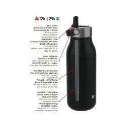 Les Artistes Paris Isothermische Flasche 2.0 1,5L Magnolia