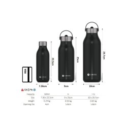 Les Artistes Paris Isothermische Flasche 2.0 1,5L Magnolia
