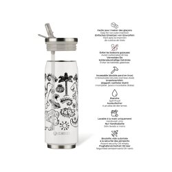 Les Artistes Paris Isolierdose Dino 500ml Creativ Color Set