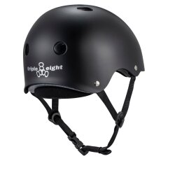 Triple 8 Deep Cover Skatehelm Black