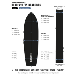 Devoted Travel Wheely 10mm Quad Boardbag 76 (2-4 Boards)