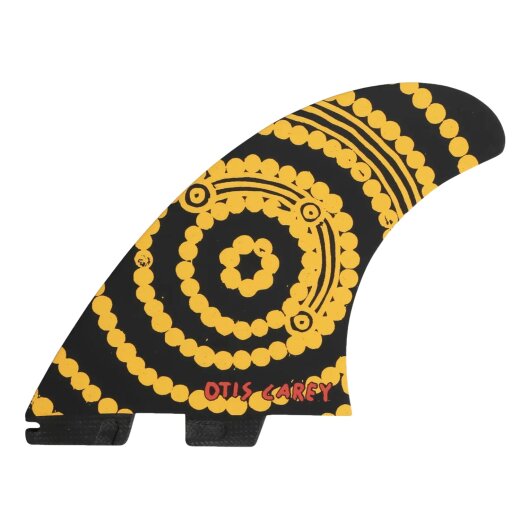FCS 2 Otis Carey Twin Fin +1 Fins Black