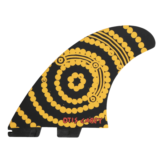 FCS 2 Otis Carey Twin Fin +1 Fins Black