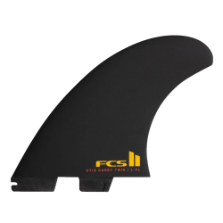 FCS 2 Otis Carey Twin Fin +1 Fins Black