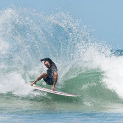 FCS 2 Otis Carey Twin Fin +1 Fins Black