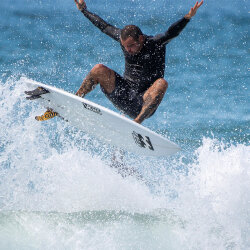 FCS 2 Otis Carey Twin Fin +1 Fins Black