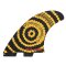 FCS 2 Otis Carey Twin Fin +1 Fins Black