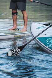 Indiana Coil Leash SUP white
