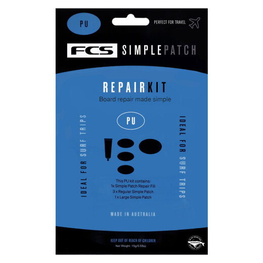 FCS Simple Patch Repair Kit Polyester (PU)