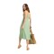 Roxy Rosie Skies Slub Mididress Basil M