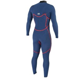 Soöruz Fighter Chestzip 4/3 Neoprenanzug Organic Oysterprene Black
