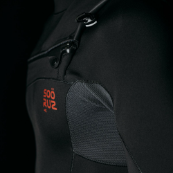 Soöruz Fighter Chestzip 4/3 Neoprenanzug Organic Oysterprene Black