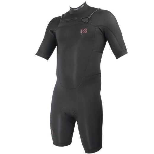 Soöruz Fighter Frontzip Shorty Organic Oysterprene 2/2mm Black