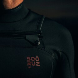 Soöruz Fighter Frontzip Shorty Organic Oysterprene 2/2mm Black