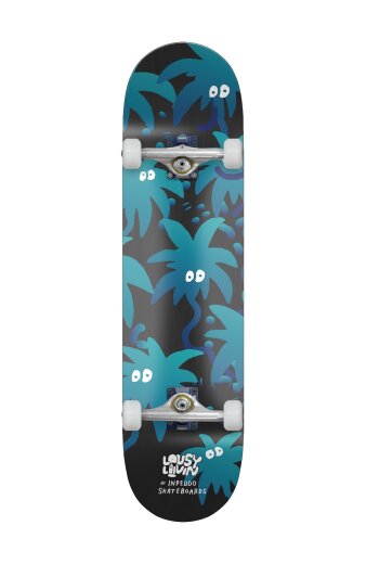 Inpeddo X Lousy Livin Palm Eyes Complete Skateboard  8.125"
