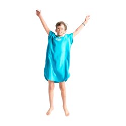 Robie Original  Short Sleeve Poncho Blue Atoll Junior