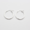 Jewelberry Kreole Shiny Hoop Silber