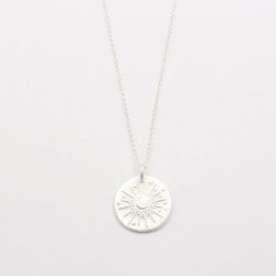 Jewelberry Kette Amulette Sun and Moon Silber