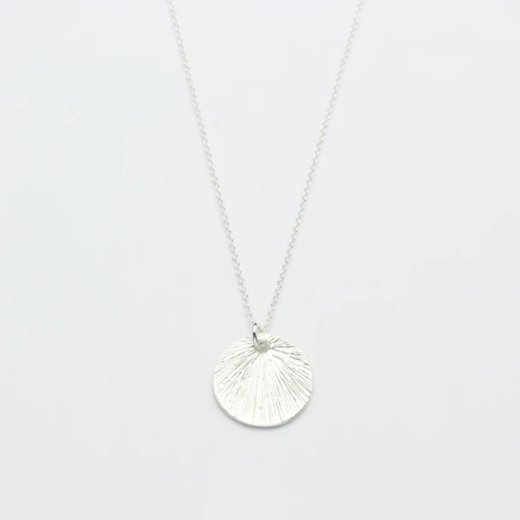 Jewelberry Kette Medium Shell silber
