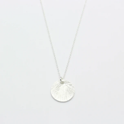 Jewelberry Kette Medium Shell silber