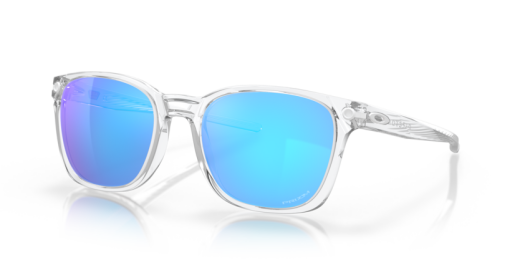 Oakley Ojector Sonnenbrille Polished Clear Prizm Sapphire