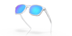 Oakley Ojector Sonnenbrille Polished Clear Prizm Sapphire