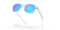 Oakley Ojector Sonnenbrille Polished Clear Prizm Sapphire