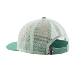 Patagonia Kids Trucker Hat Rise Stripe Heartleaf Green