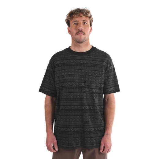 Oxbow Line Up T-Shirt Black