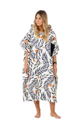 After Essentials Tech Poncho Pocket Feather Leaves