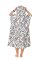 After Essentials Tech Poncho Pocket Feather Leaves