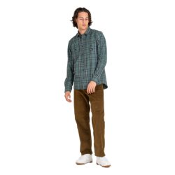 Reell Alvar Check Shirt Green/Black/White
