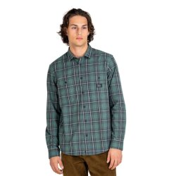Reell Alvar Check Shirt Green/Black/White