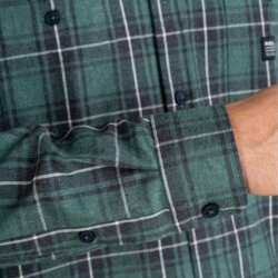 Reell Alvar Check Shirt Green/Black/White