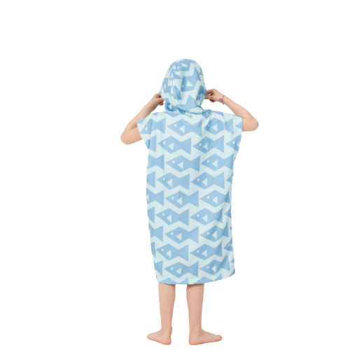 After Baby Poncho Square Fish